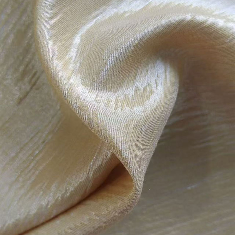 Aurora Polyester Single Filamentum Lustrous Tencel Viscose Fiber Fabric